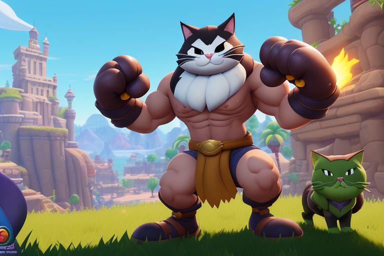 Toon Meowscles:
