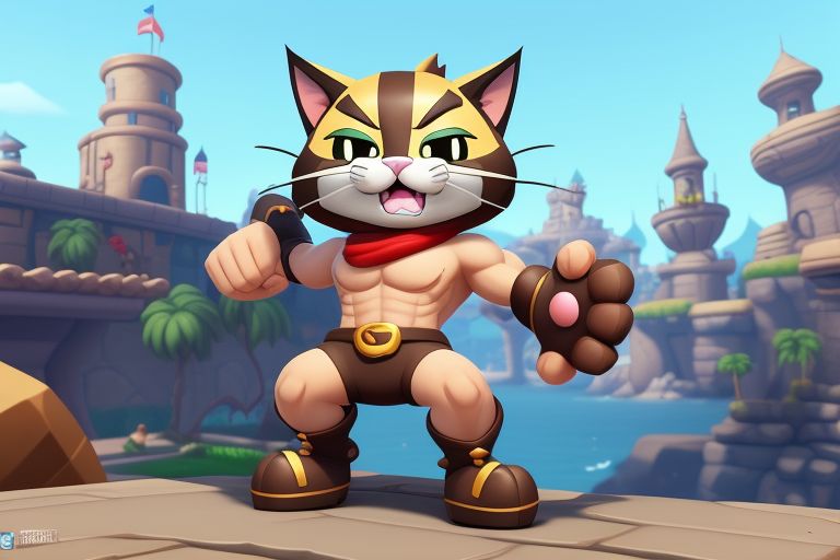 Toon Meowscles: